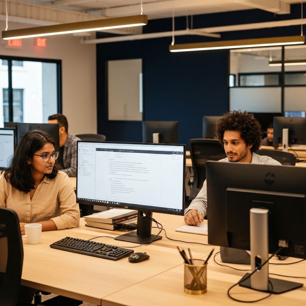 Inclusive and welcoming modern office environment emphasising accessibility and openness