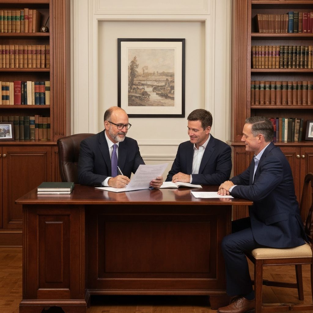 Senior financial adviser providing private wealth consultation